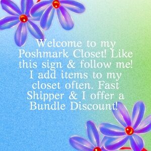 WELCOME TO MY POSHMARK CLOSET!
